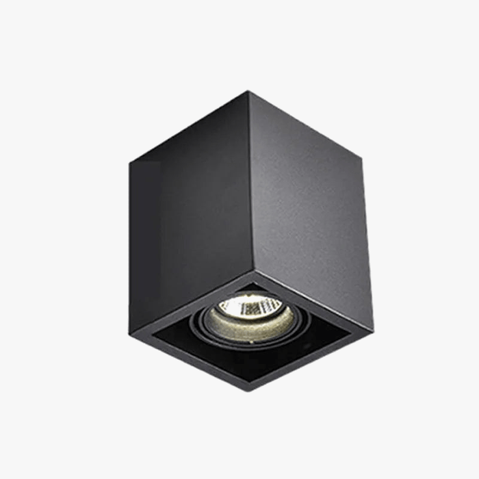 Spot Carré LED COB plafond simple tête GU10 ajustable | Marco Lucetti