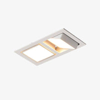 Spot carré LED en aluminium, design Square