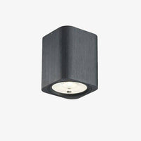 Spot Cubique Métal Coloré Light Hall LED | Marco Lucetti Noir