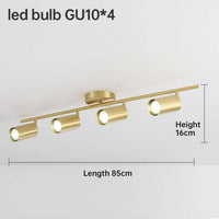 Spot design à LED en métal doré pour un éclairage élégant. | Marco Lucetti D / Froide