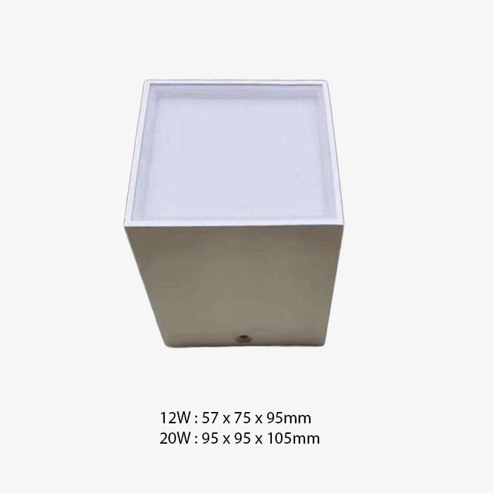 Spot design LED Cube en aluminium Beal | Marco Lucetti Blanc / 12W / Chaude - Dimmable
