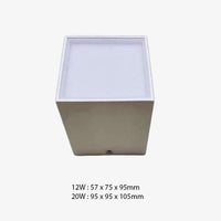 Spot design LED Cube en aluminium Beal | Marco Lucetti Blanc / 12W / Chaude - Dimmable