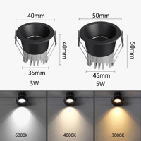 Spot Dimmable LED 3W 5W Anti-éblouissement pour une luminosité optimale en chambre et cuisine - COB encastré | Marco Lucetti