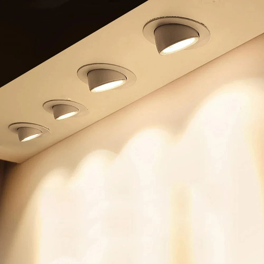Spot Dimmable LED Downlight - 360 Rotation Réglable - Encastré Plafonnier Salle à Manger Salon - Luminaires LED | Marco Lucetti