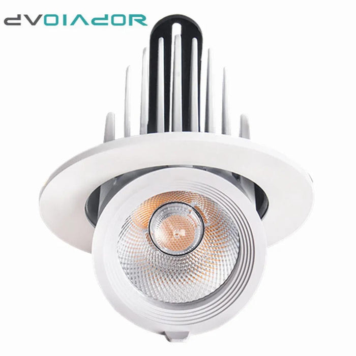 Spot Dimmable LED Downlight - 360 Rotation Réglable - Encastré Plafonnier Salle à Manger Salon - Luminaires LED | Marco Lucetti