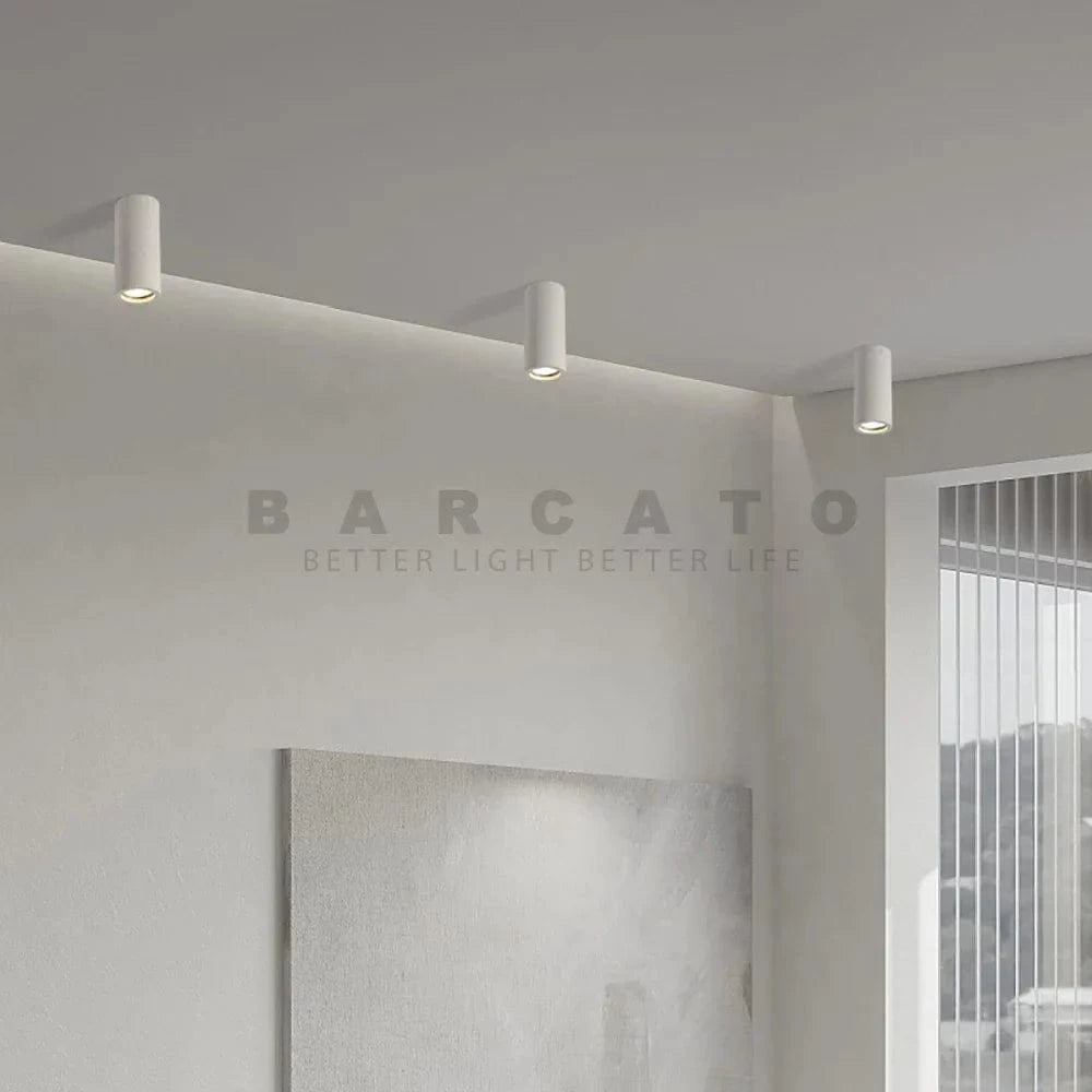 Spot en ciment Surface GU10 LED Industrielle Minimaliste - Idéal pour Salon, Couloir, Cuisine et Allée | Marco Lucetti