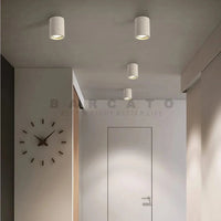 Spot en ciment Surface GU10 LED Industrielle Minimaliste - Idéal pour Salon, Couloir, Cuisine et Allée | Marco Lucetti