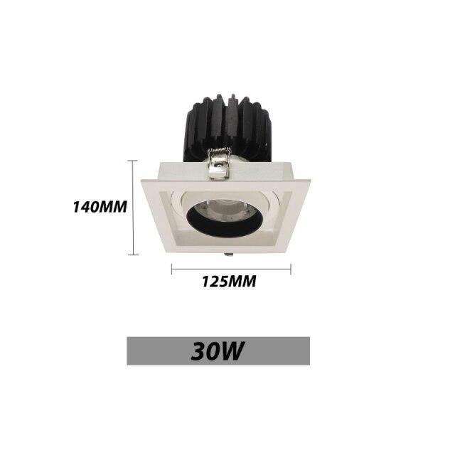Spot encastrable LED aluminium design | Marco Lucetti A / 30W / Froide