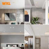 Spot encastré design en gypse GU10 LED anti-éblouissant - Projecteur intégré sans bordure pour salon, chambre, allée - Éclairage domestique | Marco Lucetti