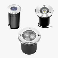 Spot encastré High Lumens LED Waterproof pour jardin souterrain. | Marco Lucetti