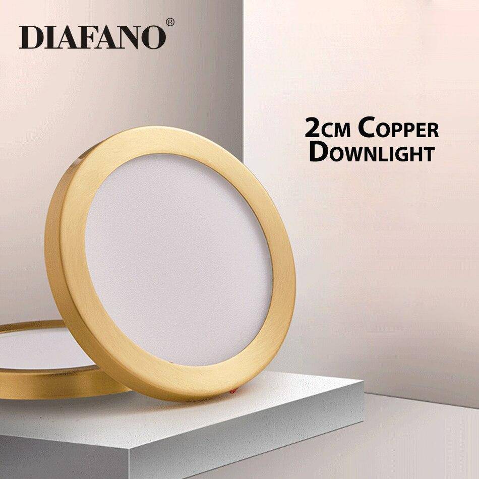 Spot encastré LED doré. | Marco Lucetti