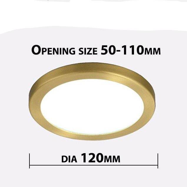 Spot encastré LED doré. | Marco Lucetti Froide / 5W