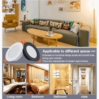 Spot Encastré LED Downlight: 12W 15W 18W 9W AC220V 5W 7W 110V - Luminaires Aluminium Intérieur | Marco Lucetti