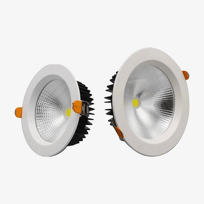 Spot encastré rond blanc moderne en aluminium