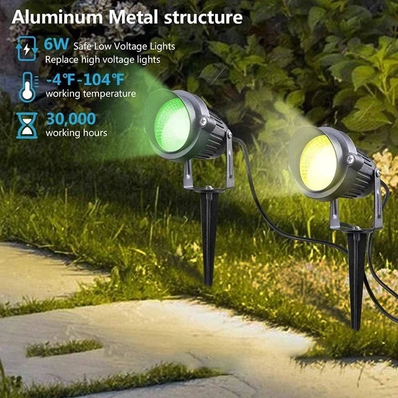 Spot extérieur Bluetooth étanche contrôlable par application pour jardin. | Marco Lucetti