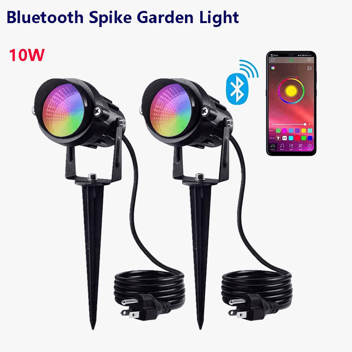 Spot extérieur Bluetooth étanche contrôlable par application pour jardin. | Marco Lucetti