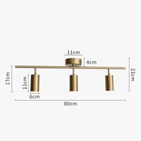 Spot Lampe Plafond LED Or Brillant | Marco Lucetti