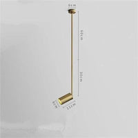 Spot Lampe Plafond LED Or Brillant | Marco Lucetti Lampe suspendue / Blanc chaud