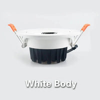 Spot LED à intensité variable 7W 9W spots 12W 15W AC90V-260V 5W 18W 24W COB puce encastré plafonniers - Solution d'éclairage personnalisée pour votre maison. | Marco Lucetti Corps blanc / Blanc chaud 3000K / 5W à intensité variable