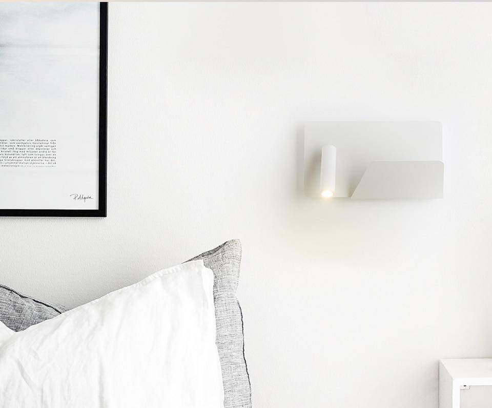 Spot LED ajustable avec support livre - Éclairage pratique et flexible | Marco Lucetti