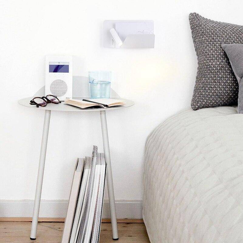 Spot LED ajustable avec support livre - Éclairage pratique et flexible | Marco Lucetti