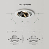 Spot LED Alora : Design et Angle Réglable | Marco Lucetti