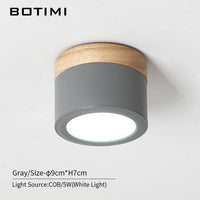 Spot LED Bois Cylindrique de Botimi | Marco Lucetti