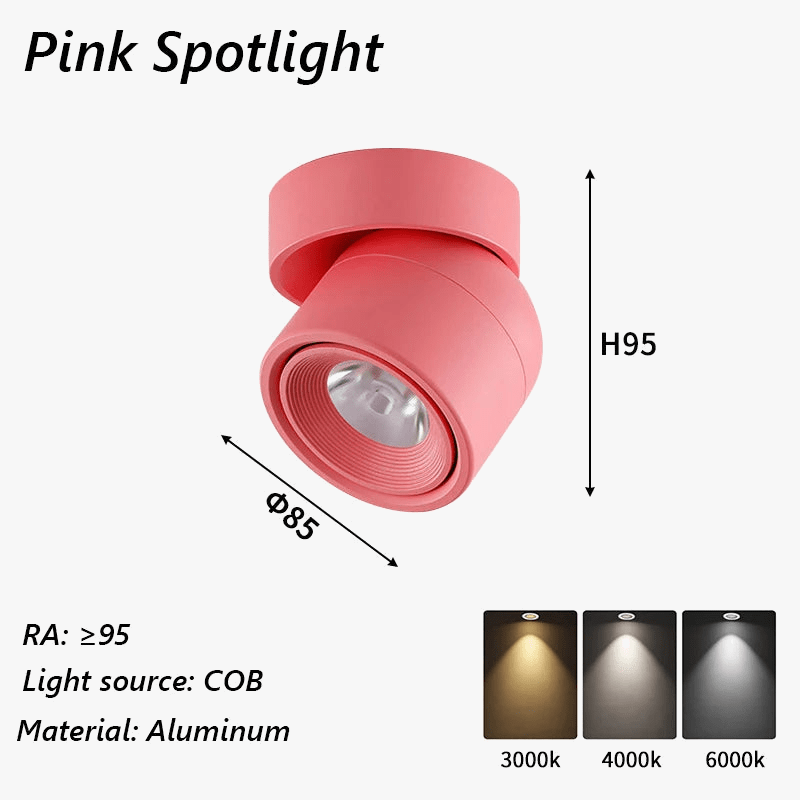 Spot LED Brilm Moderne Intérieur Aluminium Downlight Réglable à 360° | Marco Lucetti