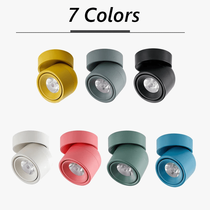 Spot LED Brilm Moderne Intérieur Aluminium Downlight Réglable à 360° | Marco Lucetti