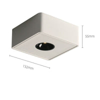 Spot LED Carré Design - Aubenas | Marco Lucetti B - Blanc / Chaude