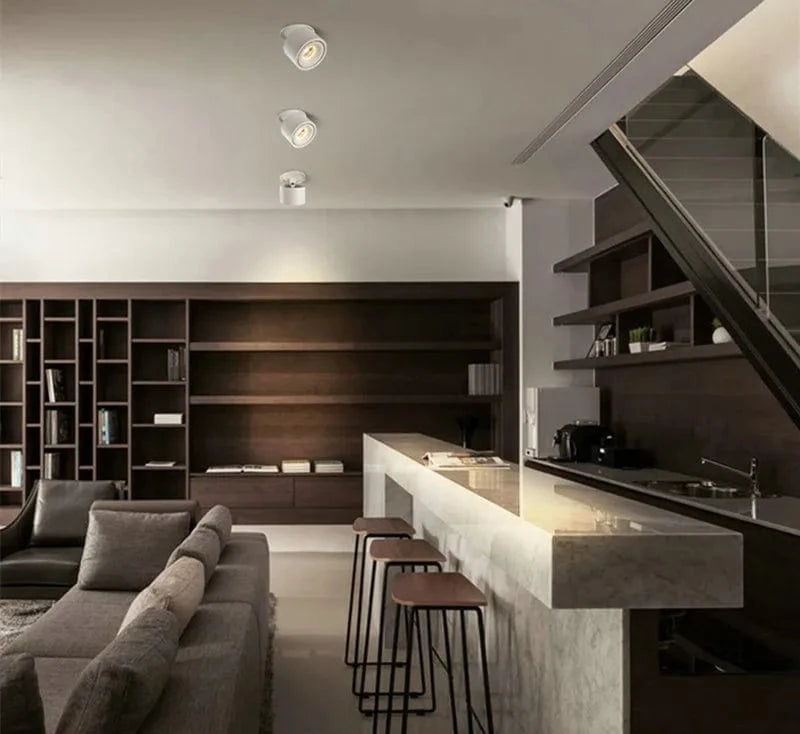 Spot LED COB encastré rotatif 360° dimmable pliable - Marque SpotFlex | Marco Lucetti