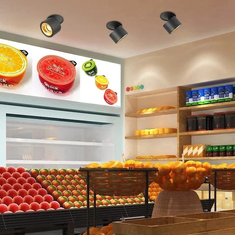 Spot LED COB encastré rotatif 360° dimmable pliable - Marque SpotFlex | Marco Lucetti