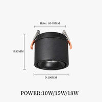 Spot LED COB encastré rotatif 360° dimmable pliable - Marque SpotFlex | Marco Lucetti