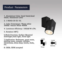 Spot LED Cube Aluminium | Marco Lucetti