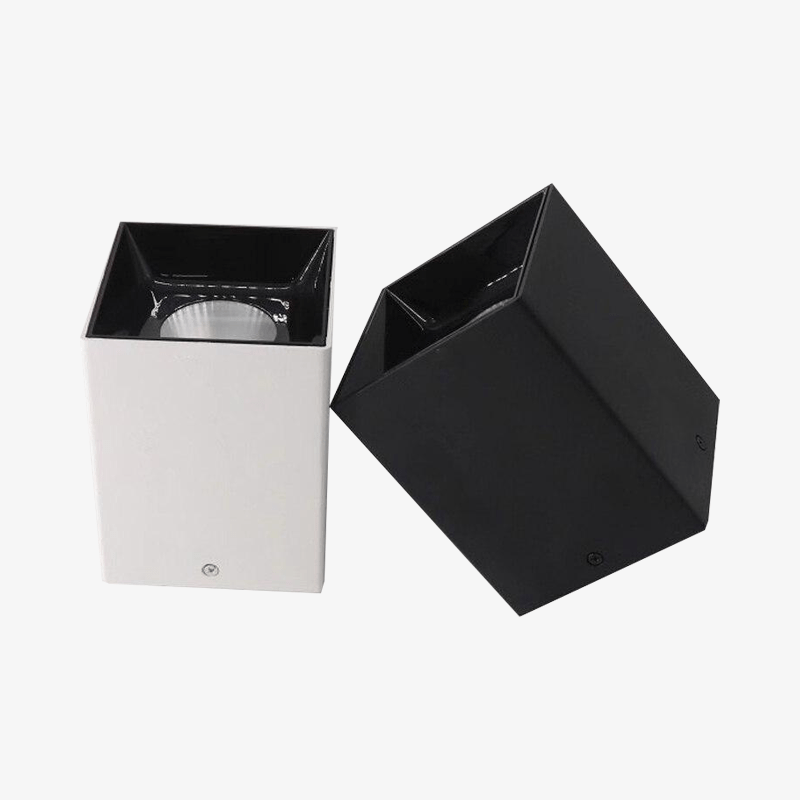 Spot LED Cube : Design Moderne en Noir ou Blanc | Marco Lucetti