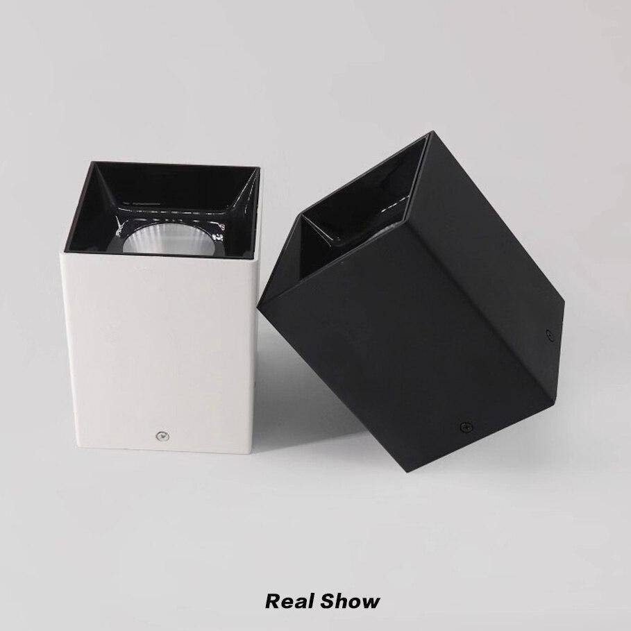 Spot LED Cube : Design Moderne en Noir ou Blanc | Marco Lucetti Noir / Froide / 10W