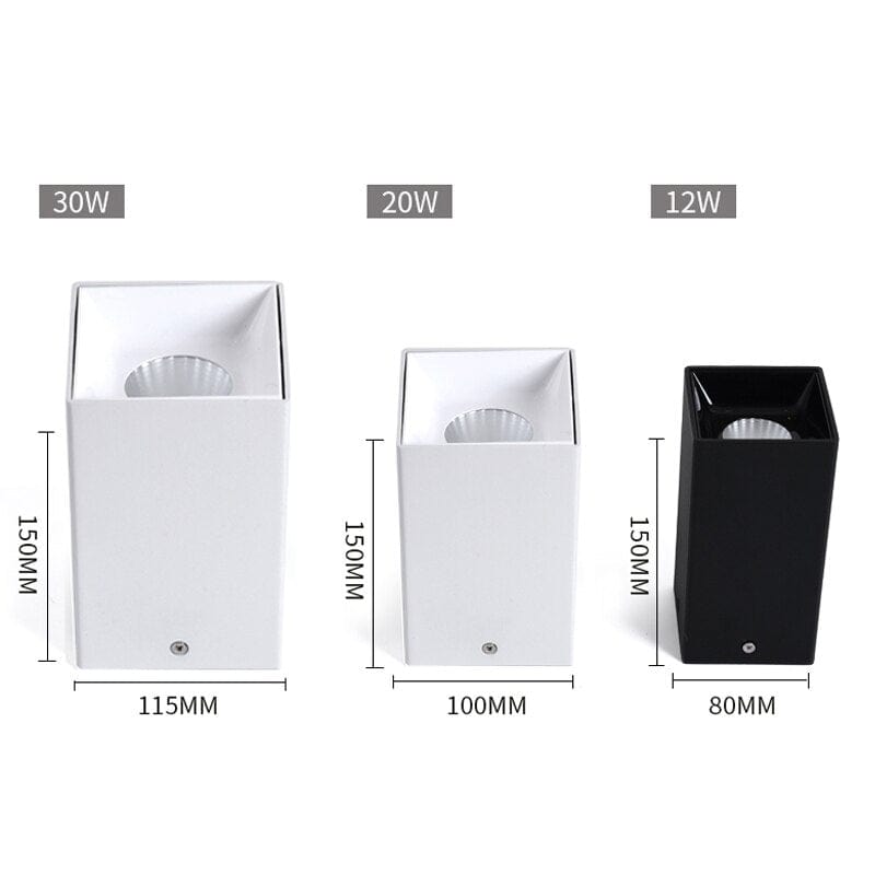 Spot LED Cube Elma - Design Métallique | Marco Lucetti