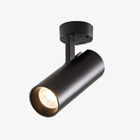 Spot LED Cylindre Aluminium - Light Loft | Marco Lucetti Noir / 7W / Froide