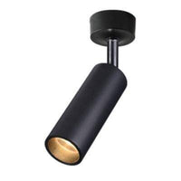 Spot LED cylindre en aluminium Rail - Style Moderne | Marco Lucetti Noir / A - 3W / Chaude