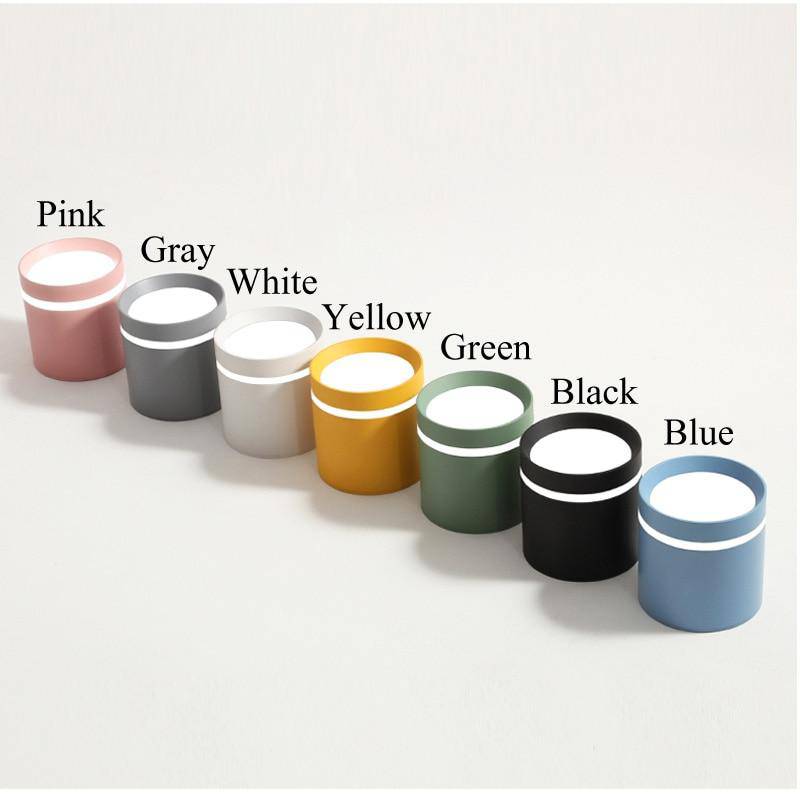 Spot LED Cylindre Métal Coloré - Style Loft | Marco Lucetti Bleu / Froide / 7W Dimmable