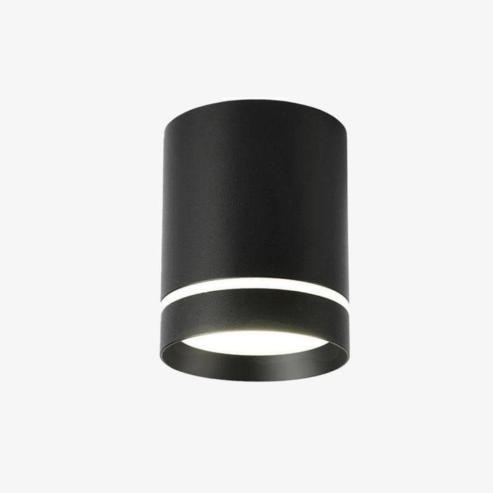 Spot LED Cylindre Métal Coloré - Style Loft | Marco Lucetti Noir / Froide / 7W Dimmable