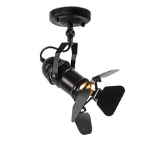 Spot LED cylindre métal noir - Style Caméra | Marco Lucetti 2