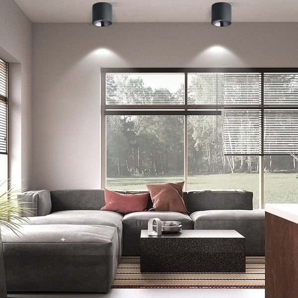 Spot LED cylindrique Chester en métal contemporain | Marco Lucetti