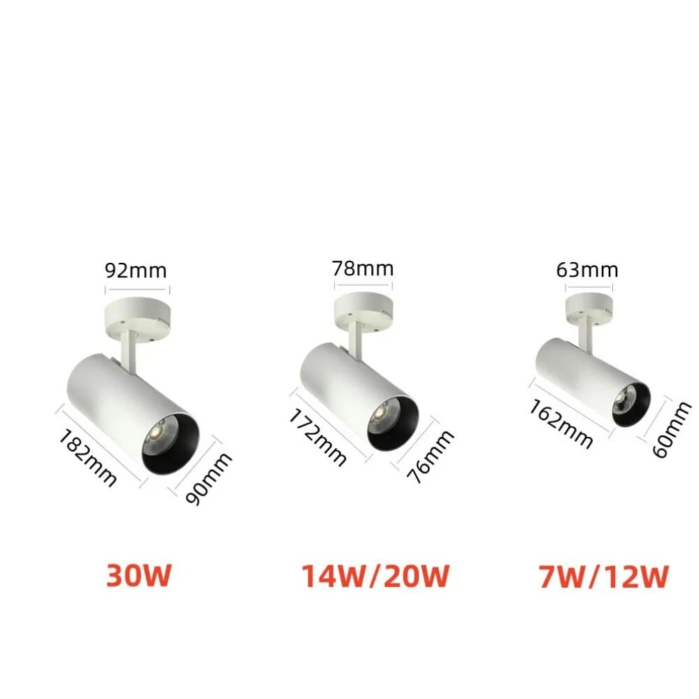 Spot LED cylindrique design Verlic | Marco Lucetti