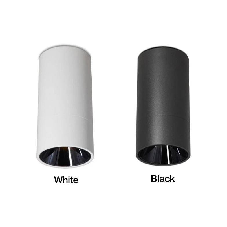 Spot LED Cylindrique Moderne en Noir ou Blanc | Marco Lucetti Noir / 7W / Naturelle