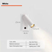 Spot LED Directionnel pour Applique Murale | Marco Lucetti A-Blanc / BLANC CHAUD