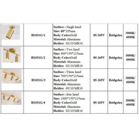 Spot LED doré modern arrondi | Marco Lucetti