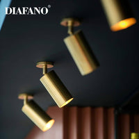 Spot LED doré modern arrondi | Marco Lucetti