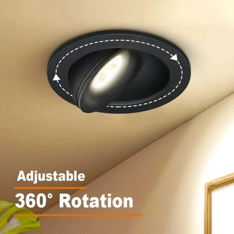 Spot Led Downlight encastré plafonnier 7W12W18W24W Dimmable - Collection LuminaFlex | Marco Lucetti