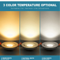 Spot Led Downlight encastré plafonnier 7W12W18W24W Dimmable - Collection LuminaFlex | Marco Lucetti